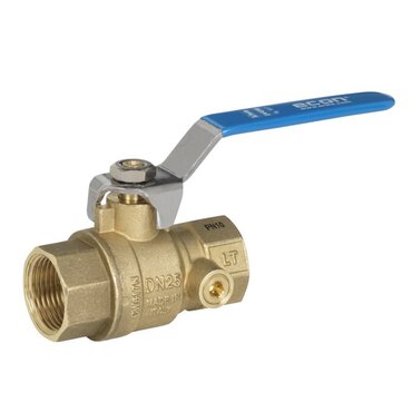 Ball valve Type: 1617 Brass KIWA Internal thread (BSPP) PN10